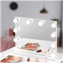 Lumière De Miroir à Led Dimmable Hollywood Lights: Lampe De Miroir De Maquillage Avec Interrupteur 3 Couleurs, Lumière De Maquil