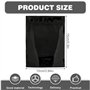 Lot de 200 sachets hygiéniques pour serviettes hygiéniques - 10 cm x 15 cm - Épais - Noir féminin - Pour tampons - Pour le quoti