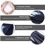 Lot de 200 sachets hygiéniques pour serviettes hygiéniques - 10 cm x 15 cm - Épais - Noir féminin - Pour tampons - Pour le quoti