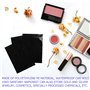 Lot de 200 sachets hygiéniques pour serviettes hygiéniques - 10 cm x 15 cm - Épais - Noir féminin - Pour tampons - Pour le quoti