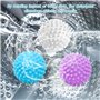 Lot de 12 balles de sèche-linge pour sèche-linge, balles de séchage en duvet, balles de lavage pour doudounes, balles de séchage
