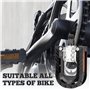 Pédales de vélo, pliables des deux côtés, surface antidérapante, roulement à billes industriel, pédales pliantes avec réflecteur