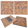 Punaises Drapeau National 291 Pièces - Épingles Décoratives Pays Carte Avec Plaques de Liège - Métal Pins Créatifs Pour Tableau