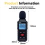compteur de niveau sonore de 30 dB à 130 dB avec écran LCD rétroéclairé