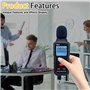 Testeur de décibels, compteur de niveau sonore de 30 dB à 130 dB avec écran LCD rétroéclairé, compteur de bruit pour la maison, 
