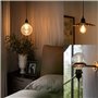Lot de 3 douilles de lampe E27 avec interrupteur avec fiche, douille E27 avec câble de 3,5 m, câble d'alimentation noir E27 doui