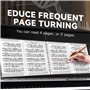 Molbory Classeur de partitions à 6 pages - Pliable - Classeur de musique - Format A4 - Format A4 - Classeur de fichiers de musiq