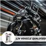 Klaxon de camion 12 V - Super fort - Avec compresseur - Double tube - Pour tous les véhicules 12 V - Camion, train, voiture, bat