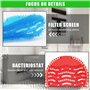 Leikurvo Insert pour urinoir : 20 pièces de forme ronde avec parfum, protection pistache désodorisant, pour toilettes publiques 