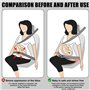 Ceinture de grossesse pour voiture - Régulateur de ceinture de sécurité - Ceinture de grossesse pour les femmes enceintes - Conf