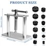 Kit de presse de montre - Kit d'outils de changement de batterie - Outil de verrouillage de montre - Presse de boîtier avec 12 m