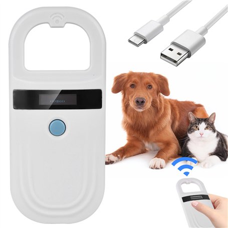 GBKDQQ Scanner De Microchip Pour Animaux: 1 Unités Chargeur USB Scanner De Puce