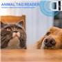 GBKDQQ Scanner De Microchip Pour Animaux: 1 Unités Chargeur USB Scanner De Puce, Lecteur De Microchip RFID Pour Chien/Chat, Pour