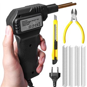 Poste à souder plastique 50 W Machine à souder en plastique avec 200 clous de soudure Kit de réparation de pare-chocs de voiture