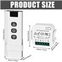 Lot de 2 commandes de volet roulant sans fil - Interrupteur intelligent - Compatible avec interrupteur sans fil 230 V - Pour vol