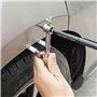 GOMETY Outil de marquage de roue de voiture - Outil de marquage de roue avec marqueur de carrosserie - Outils de marquage de car
