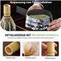 Ensemble de 5 pièces Matcha - Ensemble de fouet à matcha - Bol en céramique - Cuillère à café - Porte-fouet - Accessoires japona