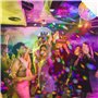 GOMETY Lot de 2 ampoules LED E27 3 W RVB - Boule disco rotative à 360° - Pour douille E27 - Décoration de fête pour mariage, fêt