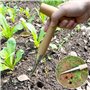 Bulb Planter Lot de 2 planteurs de bulbes avec déclenchement automatique et échelle de profondeur, pour jardins