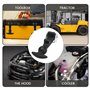 Lot de 4 supports de capot élastiques en caoutchouc, fermeture de capot avec poignée en T, support en caoutchouc pour capot, acc