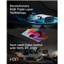 ViewSonic M10 Projecteur laser intelligent RVB portable avec haut-parleur Harman Kardon, argenté