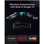 ViewSonic X2-4K Pro 4K HDR Short Throw Smart LED Home Projector​ with Built-in Google TV