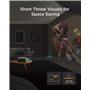 ViewSonic X2-4K Pro 4K HDR Short Throw Smart LED Home Projector​ with Built-in Google TV