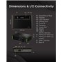 ViewSonic X2-4K Pro 4K HDR Short Throw Smart LED Home Projector​ with Built-in Google TV