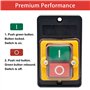 XTVTX 2 pièces Bouton-poussoir AC220V / 380V 10A Bouton-poussoir Imperméable Bouton Poussoir ON/OFF Utilisé pour Machines Textil