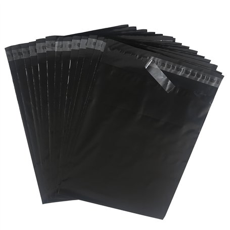 HVDHYY Enveloppe Plastique Expedition Sac Envoie Colis Vinted Emballage Noir 40cm*50cm 20pcs
