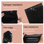 HVDHYY Enveloppe Plastique Expedition Sac Envoie Colis Vinted Emballage Noir 40cm*50cm 20pcs