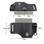 Organisateur de Gaine en Cuir EDC, Gaine Multifonction Taille Boucle de Ceinture avec Porte-clés, Organisateur de Poche avec Por