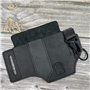 Organisateur de Gaine en Cuir EDC, Gaine Multifonction Taille Boucle de Ceinture avec Porte-clés, Organisateur de Poche avec Por