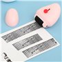 XUBX 2 Pièces Tampons Rouleaux Contre Vol d'Identité, Kit Tampons Rouleaux Larges pour la Protection Contre le Vol d'identité, 2
