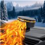 COMBLU Chauffage de voiture portable 12 V 150 W 2 en 1 avec ventilateur de chauffage et de refroidissement rapide avec prise all