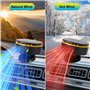 COMBLU Chauffage de voiture portable 12 V 150 W 2 en 1 avec ventilateur de chauffage et de refroidissement rapide avec prise all