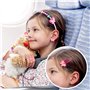 Filles Princesse Sacs à Main,Comius Sharp Enfants Floral Sac à Main,Belle à la Mode Amusant,en Parure de Bijoux Set, de Fantaisi