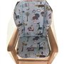Coussin de chaise haute, Amcho Baby Poussette/Chaise haute/Coussin de siège de voiture Film de protection Coussin de chaise haut