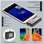256X192 IR Résolution Hti HT-203U Caméra thermique pour téléphone Android - Plan focal infrarouge non refroidi à l'oxyde de vana
