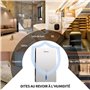 Déshumidificateur d'air 2400ML Déshumidificateur électrique avec 4 condenseurs,tuyau de vidange,Arrêt Automatique,Lumière LED,De