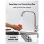 Robinet d'eau froide uniquement Robinet d'évier de cuisine à trou unique SUS304 en acier inoxydable Nickel brossé