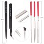 WiMas Gundam Modele Outils Fondamentaux Kit, Ensemble de Bricolage Hobby Building pour la Réparation et la Fixation de Modèles (