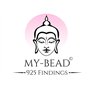 My-Bead 3 paires poussoirs embouts clous d'oreilles 5.5mm Argent 925 sans nickel forme de papillon Qualité par bijoutier DIY