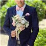 design unisexe avec nœud papillon et mouchoir pour mariage ou af