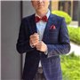 AUSUAYA Tuxedo M-B-T6 Ensemble de mouchoir de poche pour homme, design unisexe avec nœud papillon et mouchoir pour mariage ou af