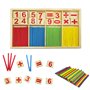 BEIIEB 1 lot de jouets mathématiques éducatifs