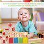 BEIIEB 1 lot de jouets mathématiques éducatifs, blocs colorés et jeux de mathématiques à bâton, jouets éducatifs pour enfants, p