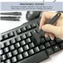 CQQNIU Kit de 5 brosses de nettoyage antistatiques pour ordinateur dont une brosse pour clavier et une pour caméra