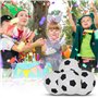 40 ballons de football imprimés, 2 rubans pour ballons et 1 drapeau de train, ballons en latex, ballons de football en latex, dé