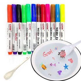 CQQNIU Pinceau à eau 12 couleurs